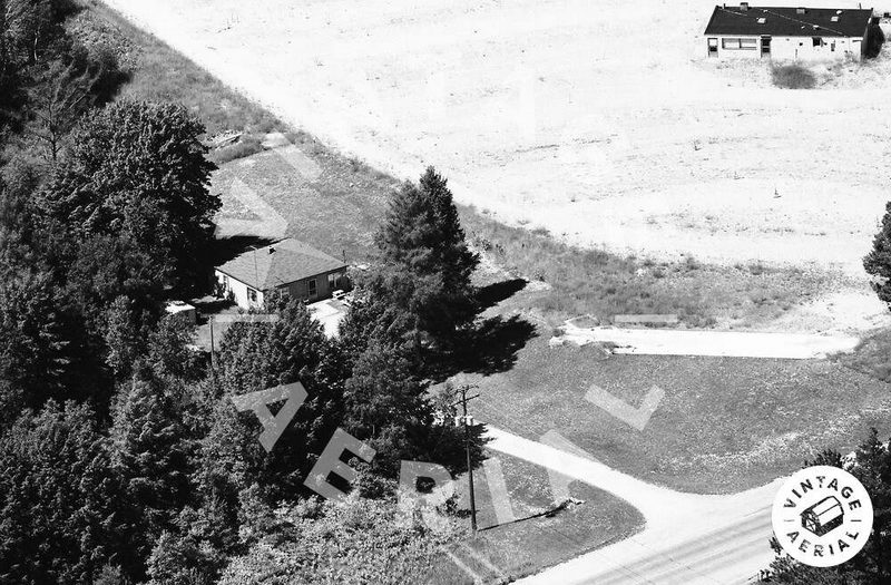 Cadillac Drive-In Theatre - Vintage Aerial